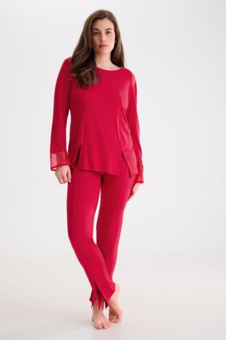 »Roxanne« Pyjama tunic top and bottoms