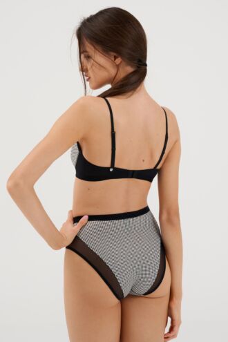 »Mia« High Waisted High Leg Briefs